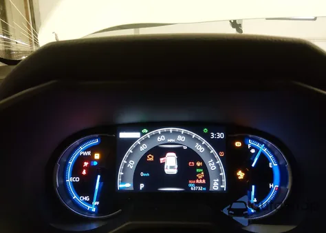 2020 Toyota Rav4 Hybrid Limited z USA, uszkodzony, nr VIN 4T3DWRFV3LU010450